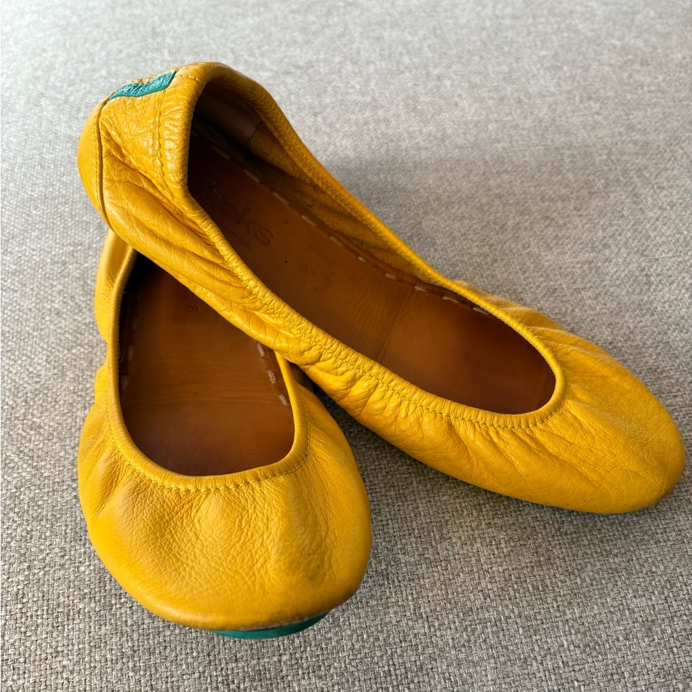 Tieks by Gavrieli Mustard Yellow Size 8